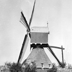 843244 Gezicht op de Hollandse wipmolen 'De Kockengse Molen' (Wagendijk 15) te Kockengen.